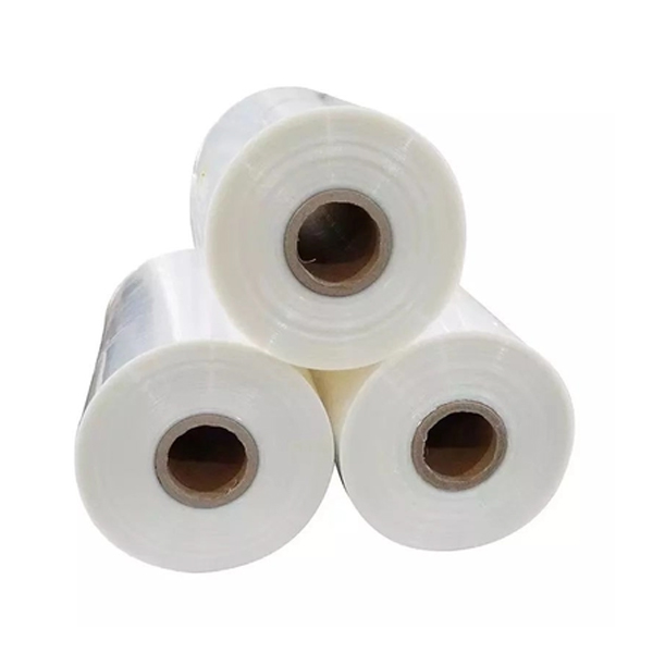 Rintangan Tear Polyolefin Heat Shrink Film Roll Pof Shrink Wrap Film untuk Pita